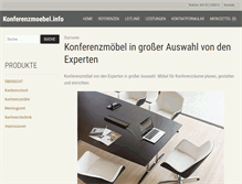 Tablet Screenshot of konferenzmoebel.info
